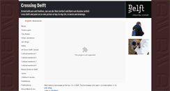 Desktop Screenshot of dwarsdoordelft.nl